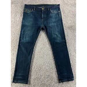 Louis Vuitton Mens Slim Stretch Jeans Dark Wash Blue Made in Japan Size 34